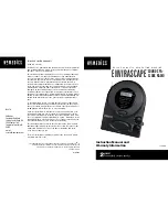 Предварительный просмотр 1 страницы HoMedics ENVIRASCAPE SS-400B Instruction Manual And  Warranty Information