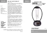 HoMedics ENVIRASCAPE TRANQUIL CHIMES WC-200 Instruction Manual And  Warranty Information preview