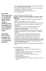 Preview for 4 page of HoMedics EnviraScape WRF-SOO Instruction Manual And  Warranty Information