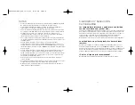 Preview for 10 page of HoMedics EnviraStation DWS-130 Instruction Manual And  Warranty Information