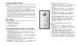 Preview for 9 page of HoMedics EnviraStation DWS-200 Instruction Manual And  Warranty Information