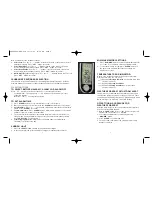 Preview for 3 page of HoMedics EnviraStation DWS-220 Instruction Manual And  Warranty Information