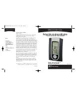 Preview for 7 page of HoMedics EnviraStation DWS-220 Instruction Manual And  Warranty Information