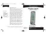 HoMedics EnviraStation DWS-400 Instruction Manual And  Warranty Information preview