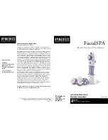 HoMedics FAC-100 FacialSPA Instruction Manual preview