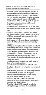 Preview for 6 page of HoMedics FAC-HY100-EU Manual