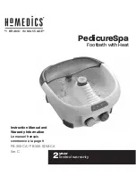 Preview for 1 page of HoMedics FB-300-CA Instruction Manual