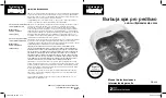 Preview for 5 page of HoMedics FB-400 Instruction Manual And  Warranty Information