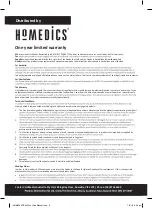 Preview for 5 page of HoMedics FB-450H-AU Instruction Manual