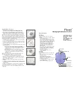 Preview for 4 page of HoMedics float FM-H2O Instruction Manual