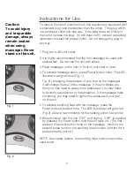 Preview for 5 page of HoMedics FMS-150H-CA Instructions Manual