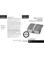 HoMedics FMS-250H Instruction Manual And Warranty preview