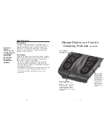 Preview for 8 page of HoMedics FMS-270H Instruction Manual And  Warranty Information