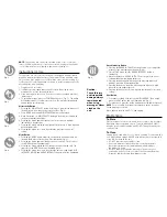 Preview for 3 page of HoMedics FMS-350H Instruction Manual And  Warranty Information