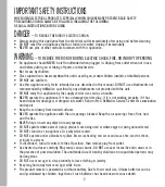 Предварительный просмотр 2 страницы HoMedics FMS-352HJ-BK Instruction Manual And  Warranty Information