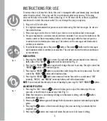 Preview for 4 page of HoMedics FMS-352HJ-BK Instruction Manual And  Warranty Information