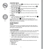 Preview for 5 page of HoMedics FMS-352HJ-BK Instruction Manual And  Warranty Information