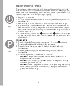 Preview for 4 page of HoMedics FMS-360HJ Instruction Manual And  Warranty Information