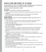 Preview for 20 page of HoMedics FMS-500HJ Instruction Manual And  Warranty Information