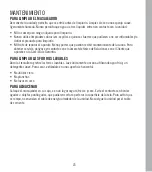 Preview for 23 page of HoMedics FMS-500HJ Instruction Manual And  Warranty Information