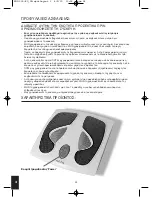 Предварительный просмотр 24 страницы HoMedics FMV-300-EU Instruction Manual