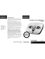 Предварительный просмотр 1 страницы HoMedics FMV-400H Instruction Manual