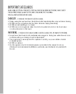 Preview for 2 page of HoMedics FMV-400HJ-BK-2 Instruction Manual And  Warranty Information