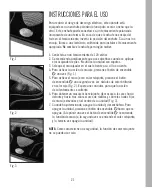 Preview for 21 page of HoMedics FMV-400HJ-BK-2 Instruction Manual And  Warranty Information