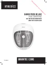 HoMedics GARANTIEDE2ANS Instructions For Use Manual preview