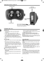 Preview for 6 page of HoMedics Gel Shiatsu Rechargeable Travel Pillow Instruction Manual