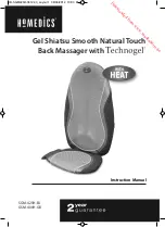 HoMedics GSM-400H-GB Instruction Manual preview