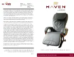 HoMedics HAVEN MR-100 Instruction Manual And  Warranty Information предпросмотр