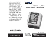 HoMedics HEALTH PLUS BPW-040-HP Manual preview