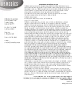 Preview for 1 page of HoMedics HHP-150BL-CA Manual