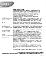 Preview for 1 page of HoMedics HHP-230-CA Instruction Manual