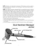 Preview for 8 page of HoMedics HHP-230-CA Instruction Manual