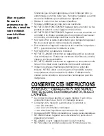 Preview for 12 page of HoMedics HHP-230-CA Instruction Manual