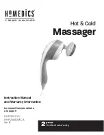 HoMedics HHP-250-CA Instruction Manual And  Warranty Information preview