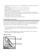 Preview for 4 page of HoMedics HHP-250-CA Instruction Manual And  Warranty Information