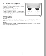 Preview for 5 page of HoMedics HHP-285HJ-2 Instruction Manual And  Warranty Information