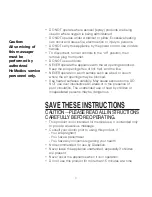 Preview for 3 page of HoMedics HHP-350 Instruction Manual And  Warranty Information