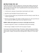 Preview for 4 page of HoMedics HHP-425 Instruction Manual And  Warranty Information