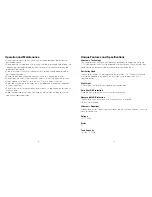 Preview for 3 page of HoMedics HUM-CM50 Instruction Manual And Warranty