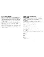 Preview for 3 page of HoMedics HUM-WM75 Instruction Manual And  Warranty Information