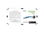 Preview for 1 page of HoMedics HydraGel HG-1 Instruction Manual And  Warranty Information