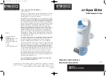 Предварительный просмотр 5 страницы HoMedics JetSpa Elite JET-2 Instruction Manual And  Warranty Information