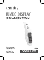 HoMedics JUMBO DISPLAY Manual preview