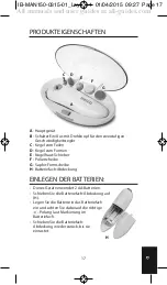 Preview for 21 page of HoMedics MAN-150-EU Instruction Manual