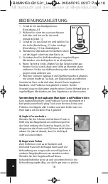 Preview for 22 page of HoMedics MAN-150-EU Instruction Manual