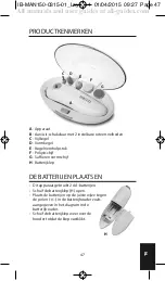 Preview for 57 page of HoMedics MAN-150-EU Instruction Manual